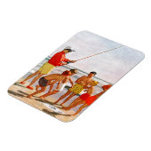 Big Pole Little Fish van Richard Sargent Magneet (Linkerzijde)