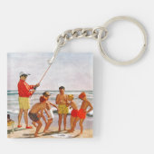 Big Pole Little Fish van Richard Sargent Sleutelhanger (Achterkant)