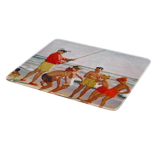 Big Pole Little Fish van Richard Sargent Snijplank (Hoek)