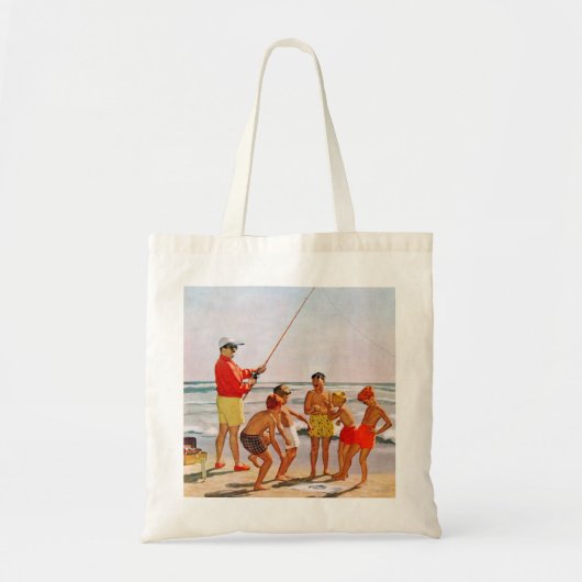 Big Pole Little Fish van Richard Sargent Tote Bag (Voorkant)