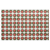 Big Polka Dot Pattern/Green Olive met Pimento Stof (Yard (91,4 cm))