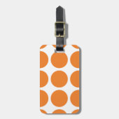 Big Polka Dots Bagagelabel (Voorkant verticaal)