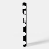 Big Polka Dots Black and White Case-Mate iPhone Case (Achterkant / Links)