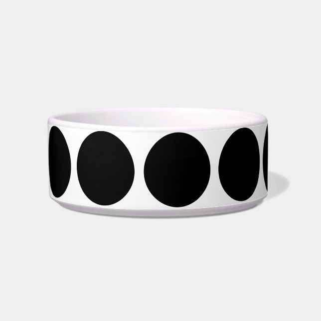 Big Polka Dots Cat Bowl Voerbakje (Rechts)