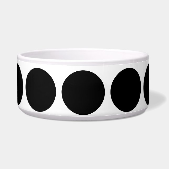 Big Polka Dots Dog Bowl Voerbakje (Voorkant)
