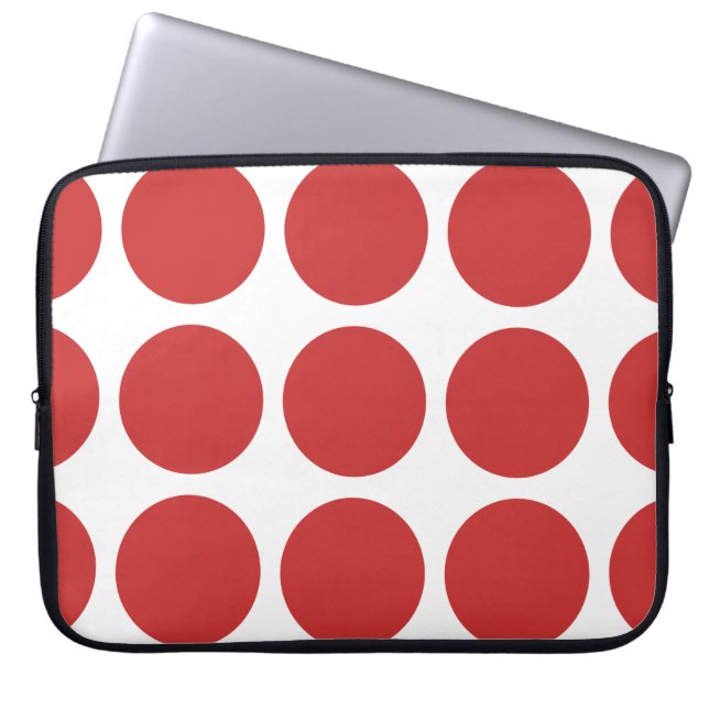 Big Polka Dots Electronics Sleeve (Voorkant)