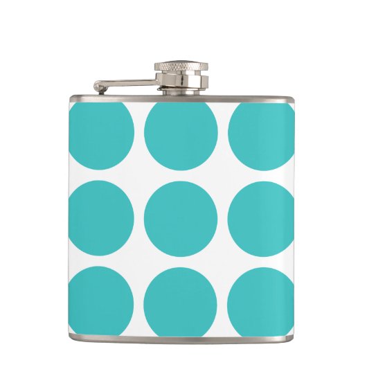 Big Polka Dots Flask Heupfles (Voorkant)