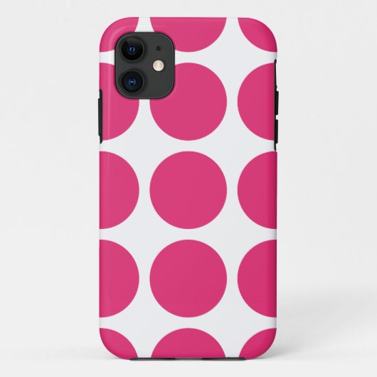Big Polka Dots iPhone 5 BT Hoesje (Achterkant)