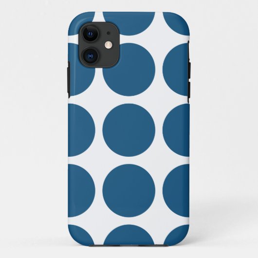 Big Polka Dots iPhone 5 BT Hoesje (Achterkant)