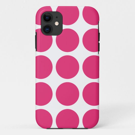 Big Polka Dots iPhone 5 Tough Xtreme Hoesje (Achterkant)