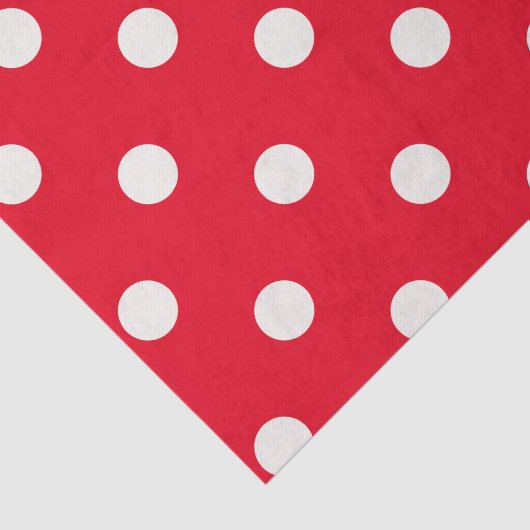 Big Polka Dots kerstfeestdag papier (Detail)