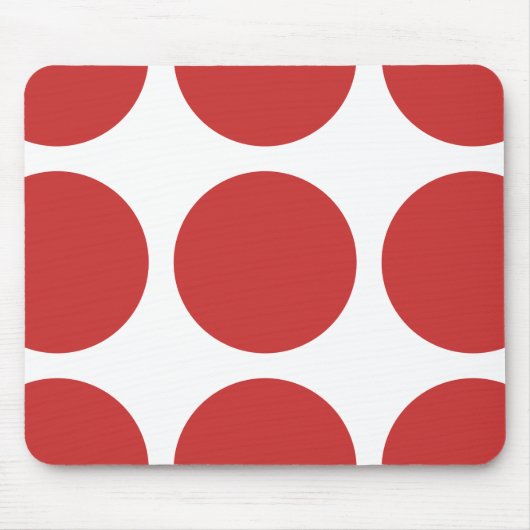 Big Polka Dots Mousepad Muismat (Voorkant)