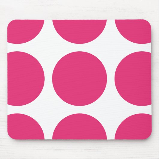 Big Polka Dots Mousepad Muismat (Voorkant)