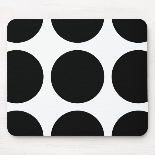 Big Polka Dots Mousepad Muismat (Voorkant)