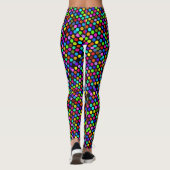 Big Polka Dots multicolored Leggings (Achterkant)