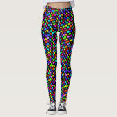 Big Polka Dots multicolored Leggings (Voorkant)