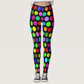 Big Polka Dots multicolored Leggings (Voorkant)