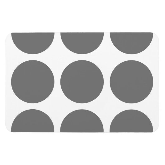 Big Polka Dots Premium Magnet Magneet (Horizontaal)