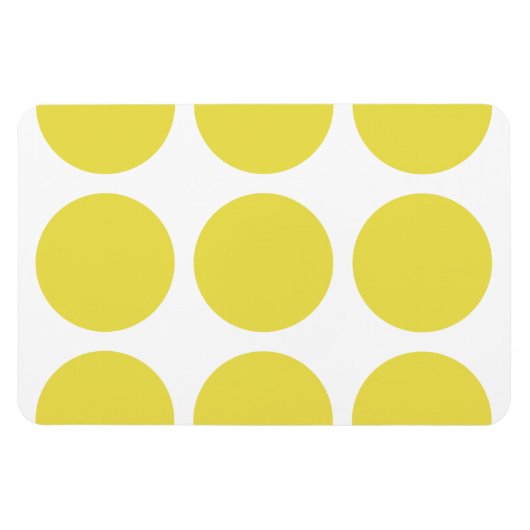 Big Polka Dots Premium Magnet Magneet (Horizontaal)