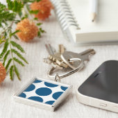 Big Polka Dots Premium Sleutelhanger (Zijkant)