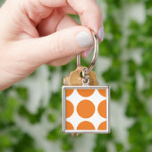 Big Polka Dots Premium Sleutelhanger (Hand)