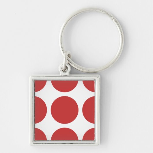 Big Polka Dots Premium Sleutelhanger (Voorkant)