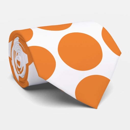 Big Polka Dots Stropdas (Opgerold)