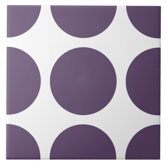 Big Polka Dots Tegel Tegeltje (Voorkant)