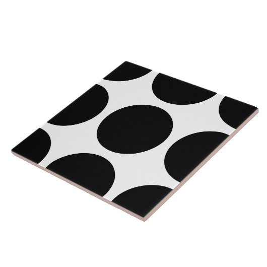 Big Polka Dots Tile Tegeltje (Zijkant)