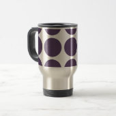 Big Polka Dots Travel Reisbeker (Voorkant links)