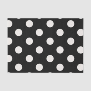 Big Polka Dots Vanilla Chic Pattern-document Tissuepapier