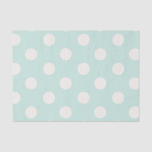 Big Polka Dots Vanilla Chic Pattern-document Tissuepapier (Voorkant)