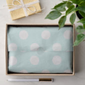 Big Polka Dots Vanilla Chic Pattern-document Tissuepapier (Geschenk)
