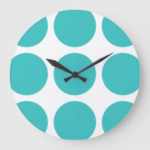 Big Polka Dots Wall klok