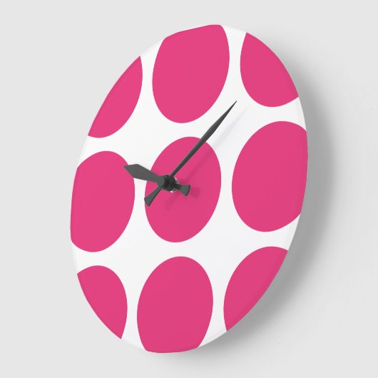 Big Polka Dots Wall klok (Hoek)