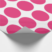Big Polka Dots wrapping Paper Cadeaupapier (Hoek)