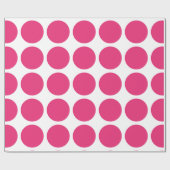 Big Polka Dots wrapping Paper Cadeaupapier (Vlak)
