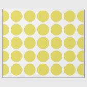 Big Polka Dots wrapping Paper Cadeaupapier (Vlak)