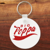 Big Poppa Dad Day Gift Sleutelhanger (Voorkant)