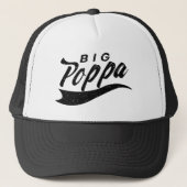 Big Poppa Dad Day Gift Trucker Pet (Voorkant)