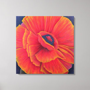 Big Poppy 2003 Canvas Afdruk