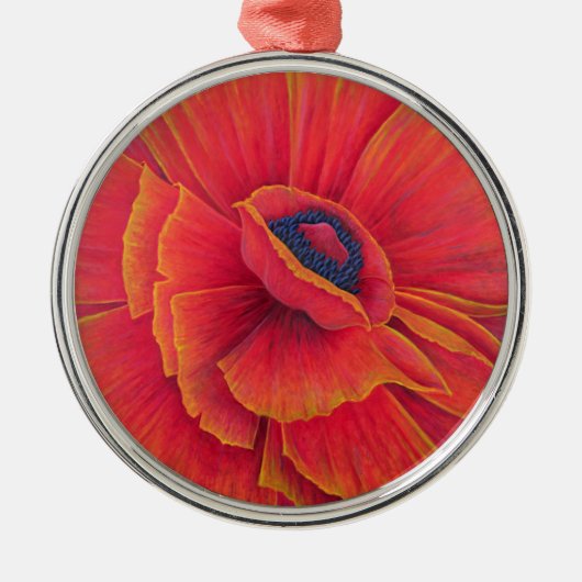 Big Poppy 2003 Metalen Ornament (Voorkant)