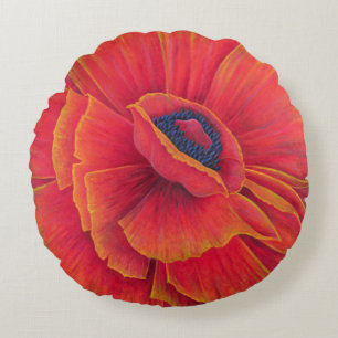 Big Poppy 2003 Rond Kussen