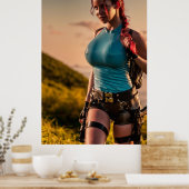 BIG POSTER - TOMB RUBBER - Bianca Beauchamp (Keuken)