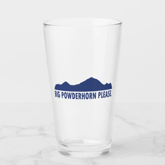 Big Powderhorn alsjeblieft Glas (Voorkant)