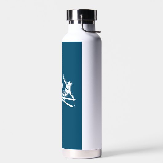 Big Powderhorn Mountain Michigan Skier Waterfles (Links)