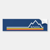 Big Powderhorn Mountain Resort Bumpersticker (Voorkant)