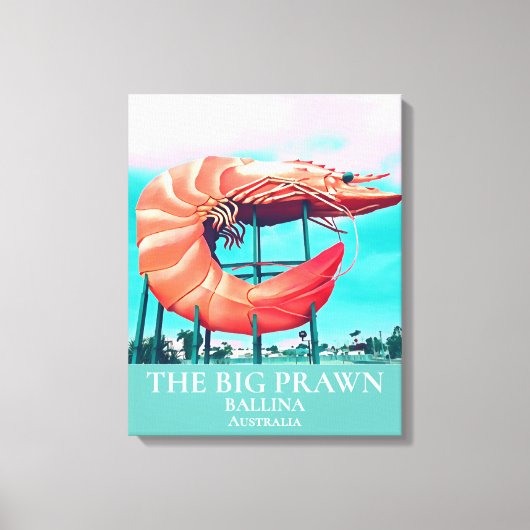 Big Prawn Australian icon reist print (Voorkant)