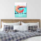 Big Prawn Australian icon reist print (Insitu (Slaapkamer))