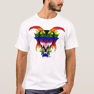 Big Pride Dragon's hoofd T-shirt